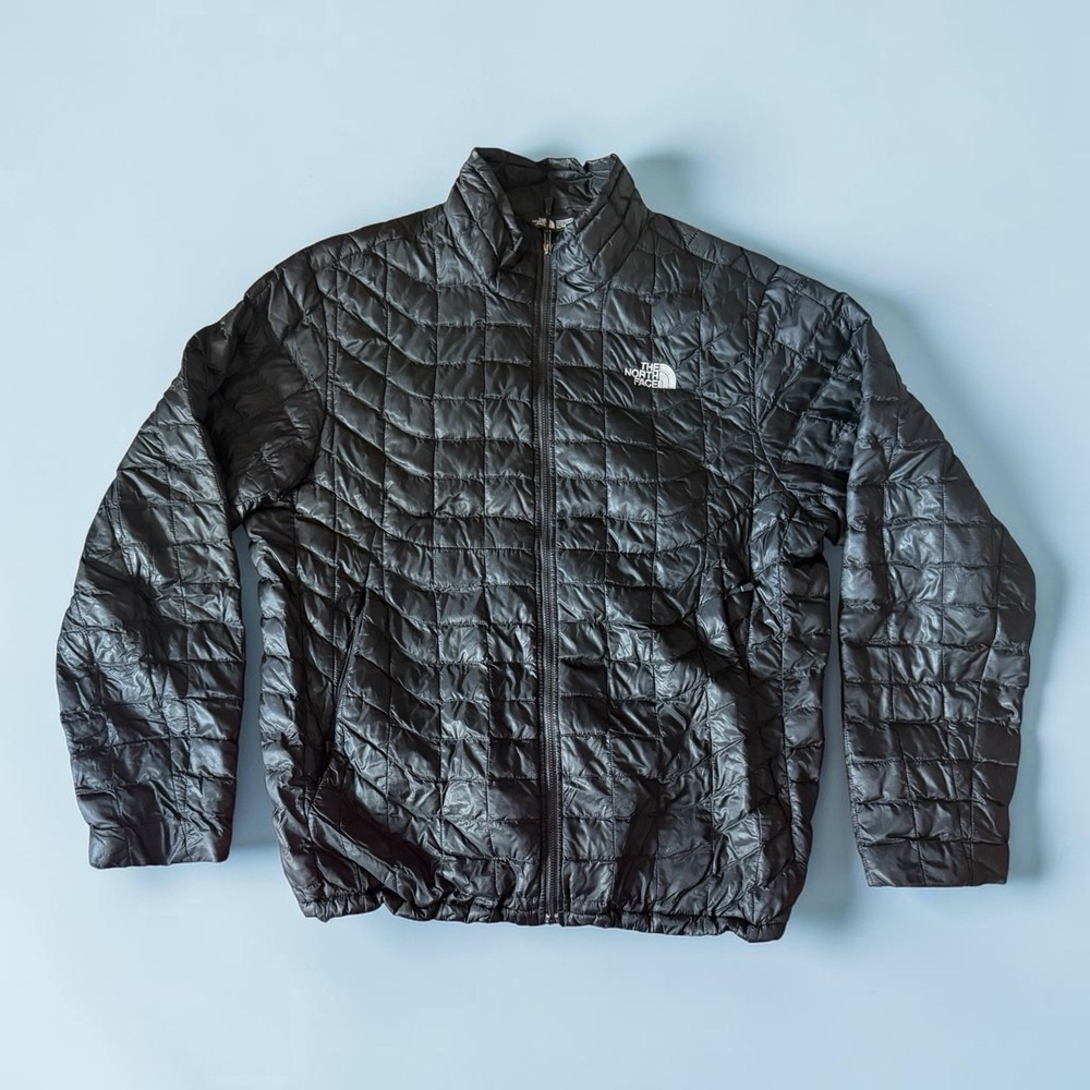 VINTAGE THE NORTH FACE DOWN GOOSE PUFFER JACKET BLACK HOODED XL